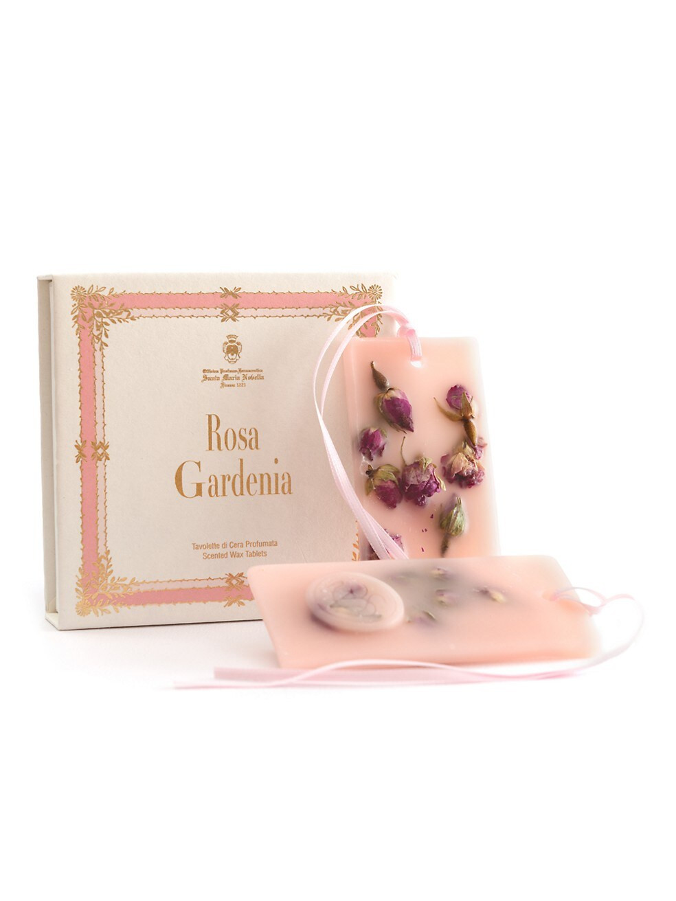 Santa Maria Novella Firenze 1221 Edition Rosa Gardenia 2-Piece Wax Tablet Set | Saks Fifth Avenue