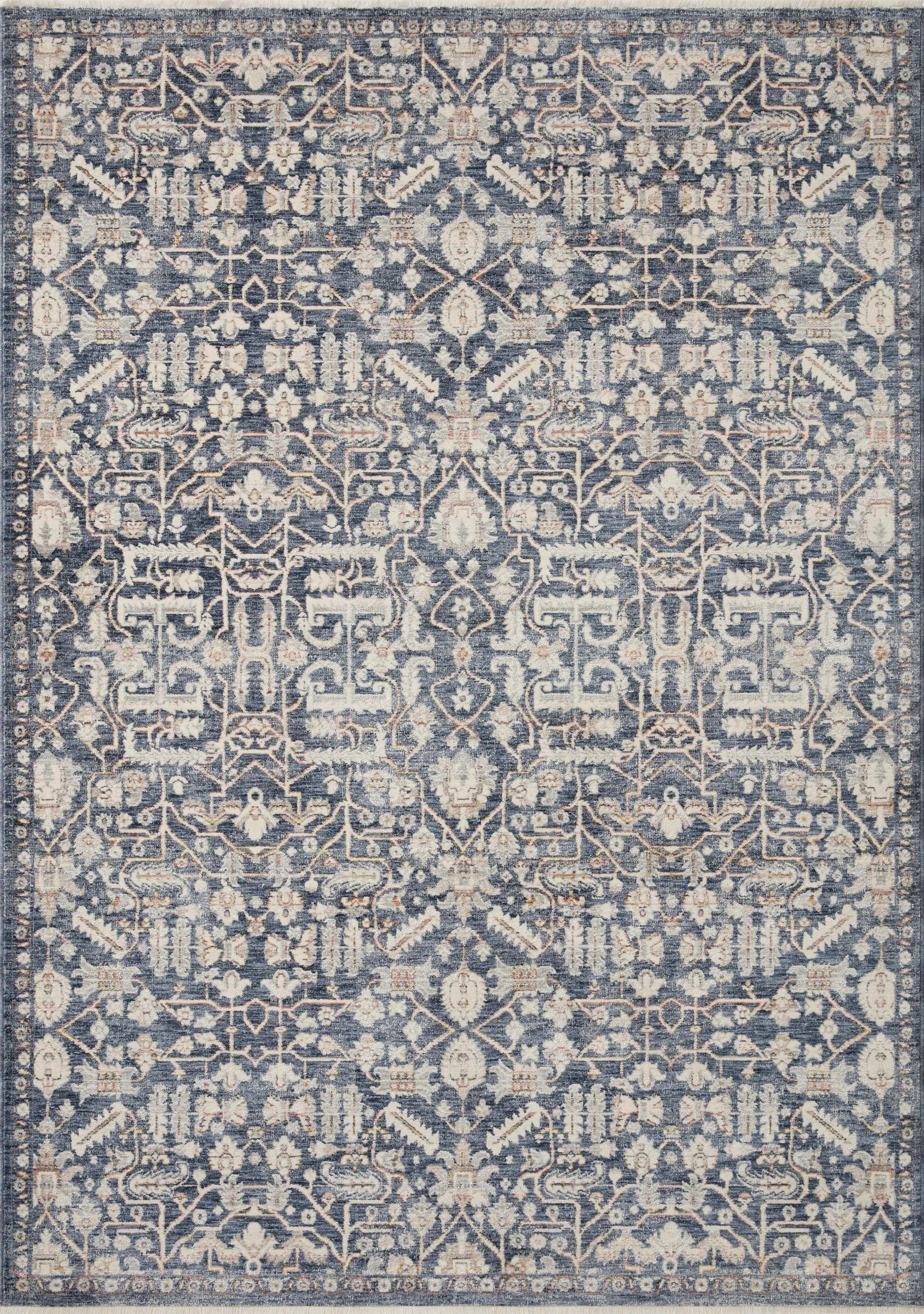 Amber Lewis x Loloi Zuma Blue / Ivory Area Rug | Wayfair North America