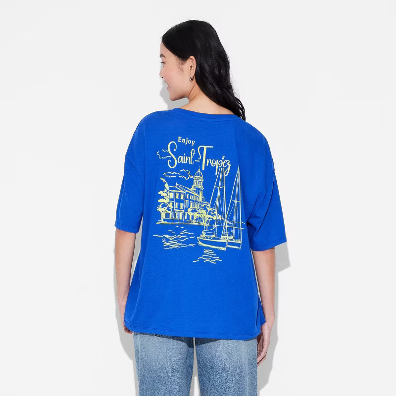 Women's Short Sleeve Oversized Graphic T-Shirt - Wild Fable™ | Target