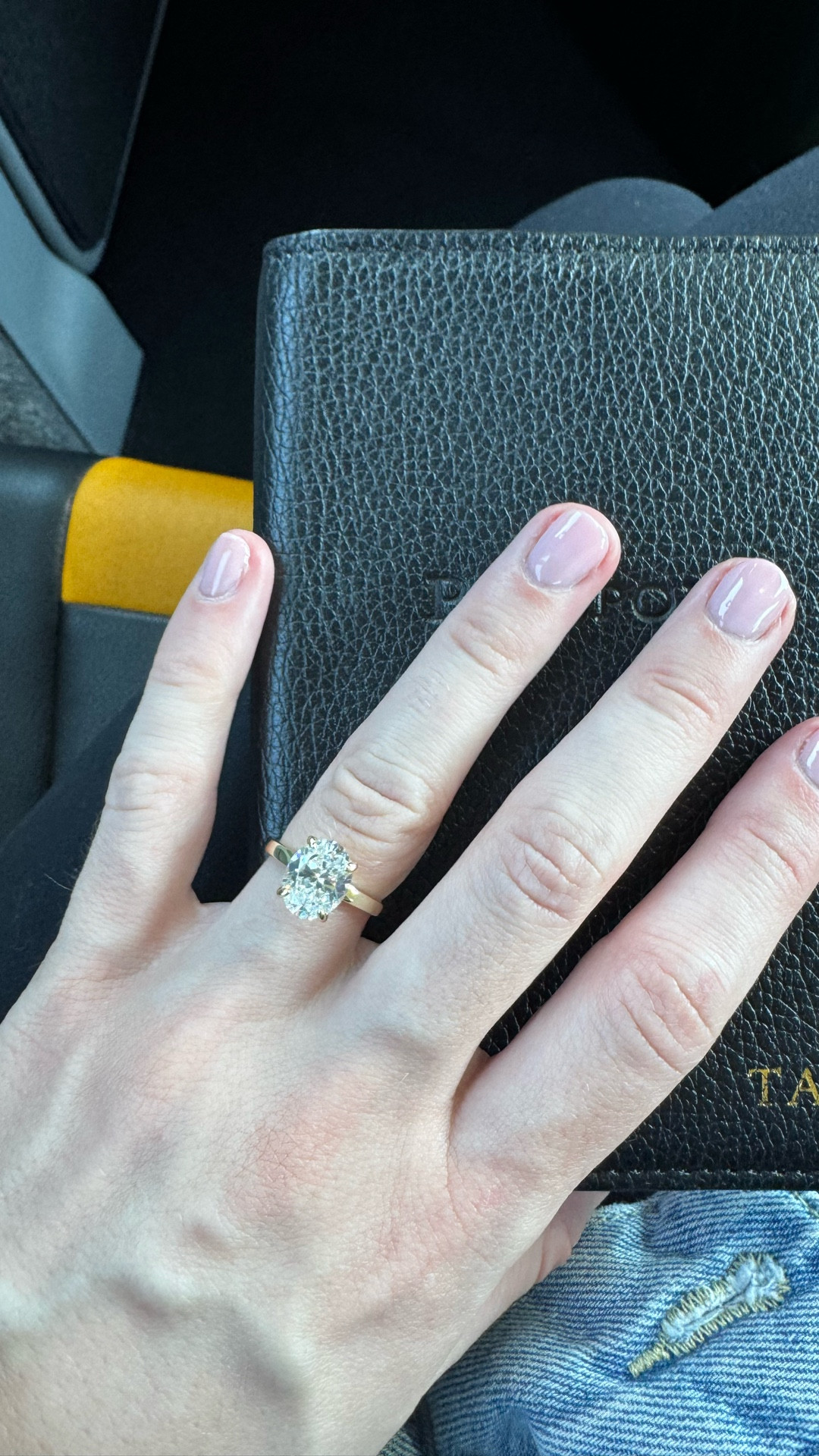 Placeholder engagement ring to wear instead of my real one when we travel. So impressed! And it’s only $26! #engagementring #traveljewelry #ring #travelessentials