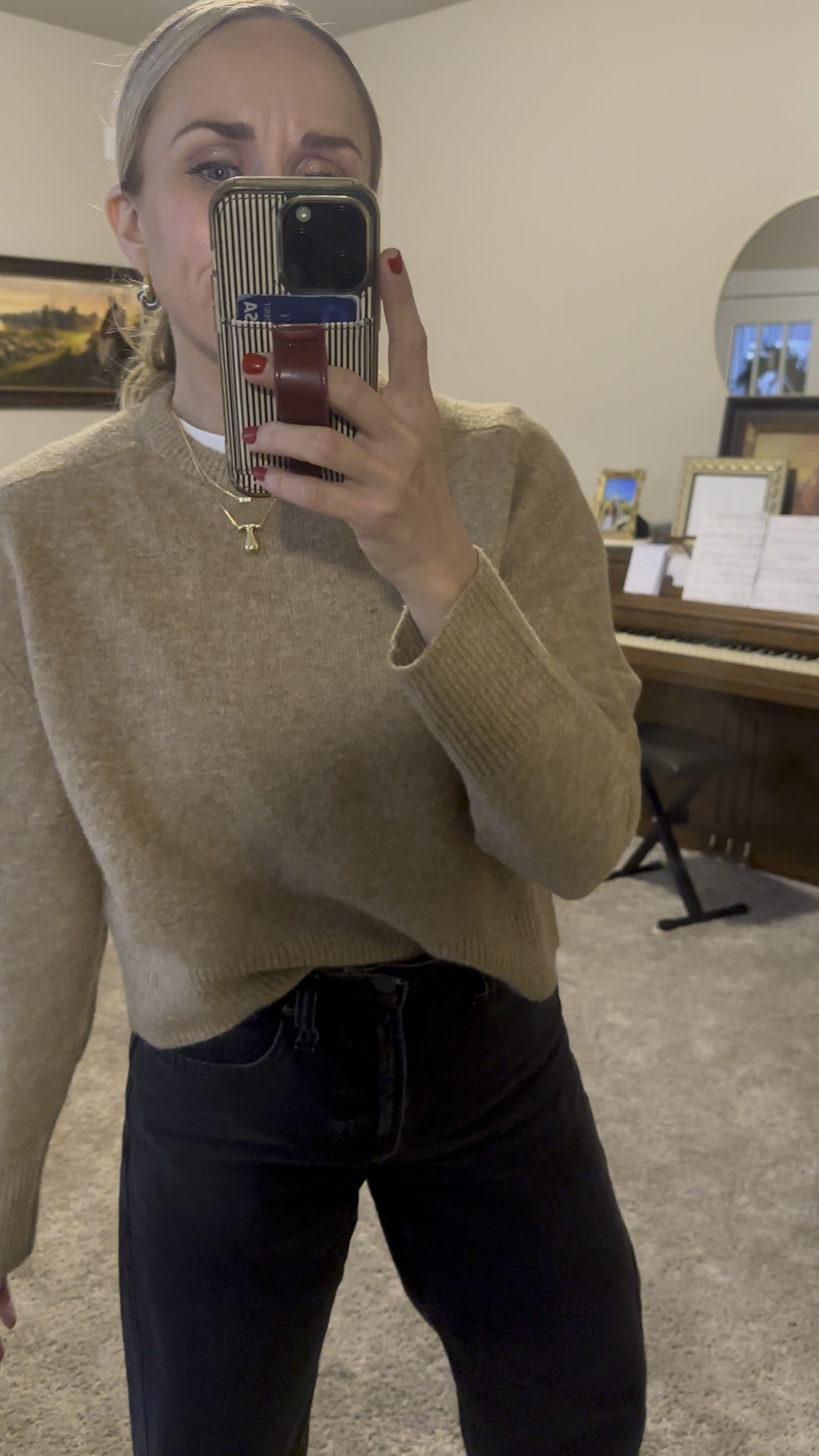 Favorite Target sweater and Gap barrel jeans on sale! 

True to size!

#LTKHoliday #LTKCyberWeek #LTKGiftGuide