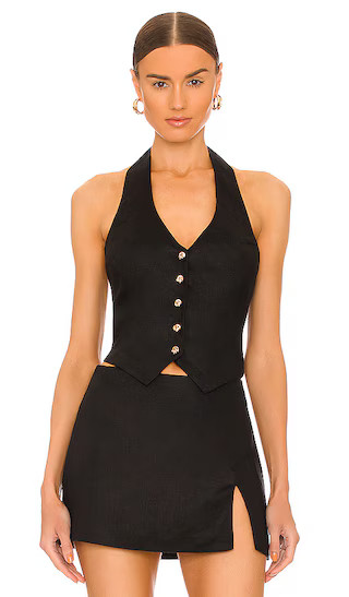 x REVOLVE Quincy Vest in Black | Revolve Clothing (Global)