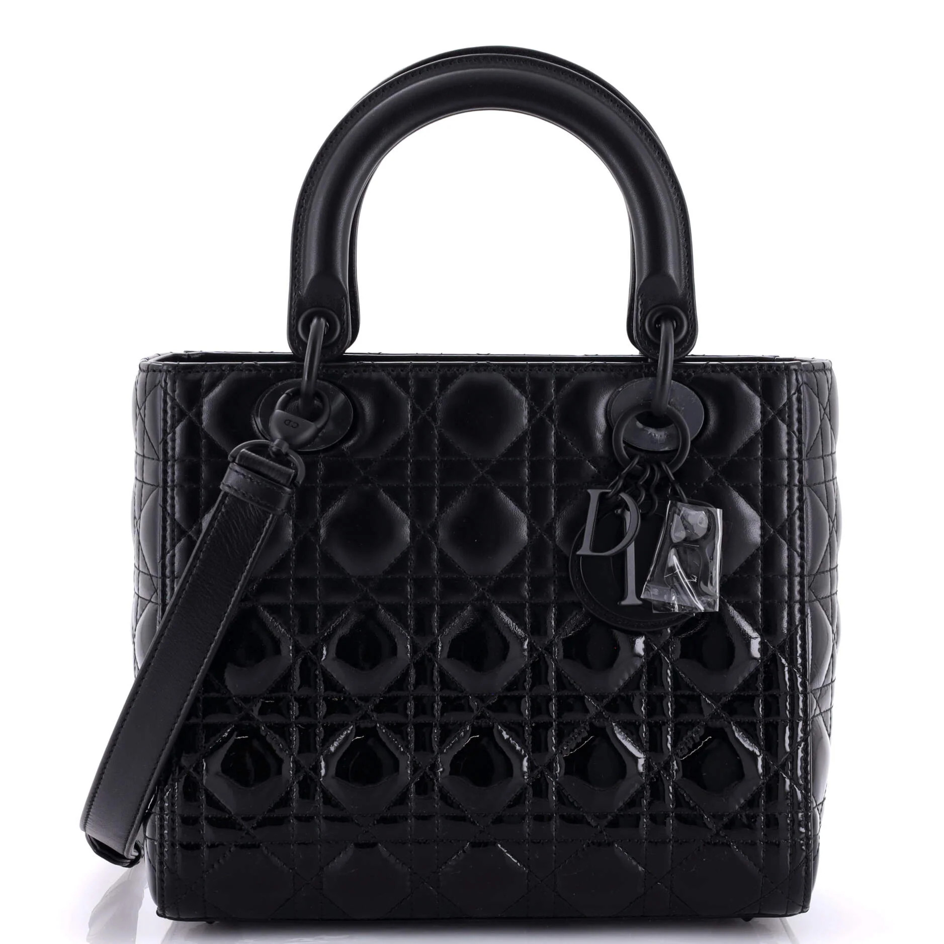 Lady Dior Bag Cannage Quilt Gradient Patent Medium | Shop Simon