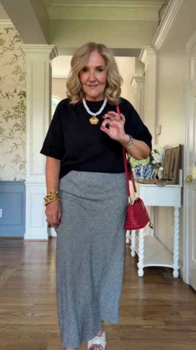 Tap the bell 🔔, heart ❤️ this post, and save for later!

Looking for an outfit that works from workday to weekend?

This knit sweater and linen slip skirt create an effortlessly polished look.
The fitted sweater balances the flow of the skirt for an easy, flattering silhouette.
Together, they're versatile enough to dress up or keep casual with a simple change of shoes and accessories.

Fit note: I'm wearing a large in the sweater because it has a fitted cut. I recommend sizing up if you prefer a more relaxed fit. The linen slip skirt has beautiful movement and is easy to style season after season.

Pair the sweater with denim or trousers, and the skirt with tanks, button-downs, or lightweight sweaters, you'll get endless outfit combinations.

Perfect for the office, church, dinner with friends, or everyday polished style.

If you love versatile pieces you'll mix and match all year, these are worth adding to your wardrobe.

#LTKootd #LTKSeasonal #LTKOver40