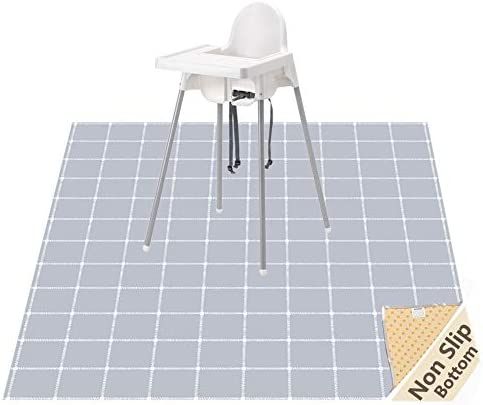 Baby Splat Mat for Under High Chair/Arts/Crafts, Womumon Waterproof, Non-Slip, Washable Splash Sp... | Amazon (US)