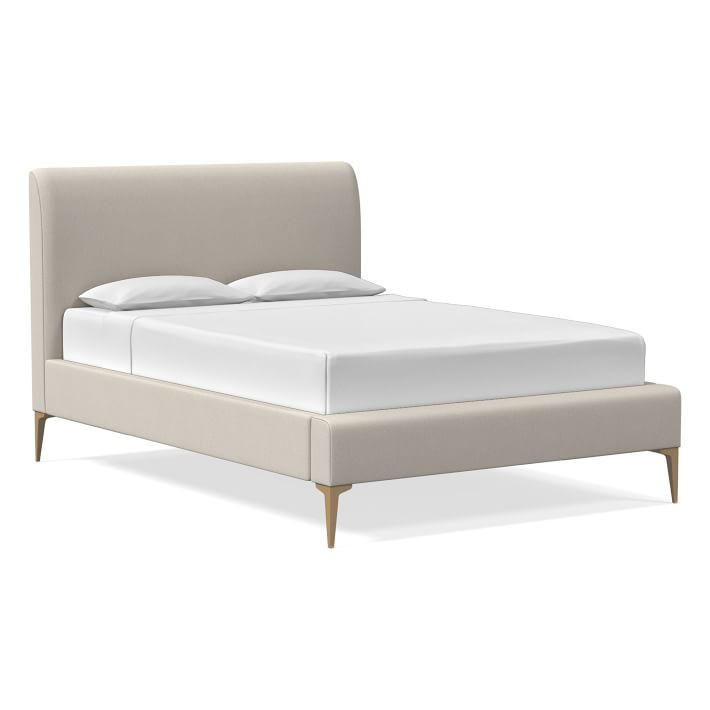 Andes Deco Upholstered Bed | West Elm (US)