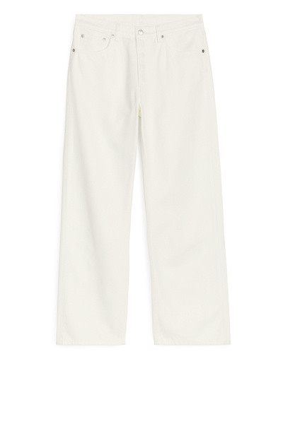 SHORE Boyfriend Jeans – White – Women – ARKET GB | Arket UK