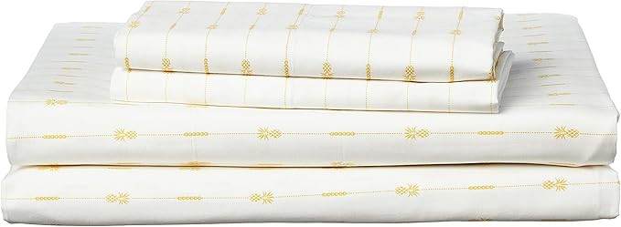 Tommy Bahama - Queen Sheets, Cotton Percale Bedding Set, Crisp & Cool, Stylish Home Decor (Pineap... | Amazon (US)