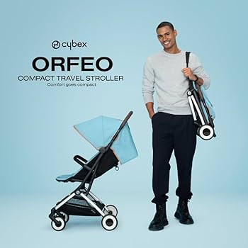 Cybex Orfeo Ultra-Lightweight Travel Stroller Moon Black | Amazon (US)