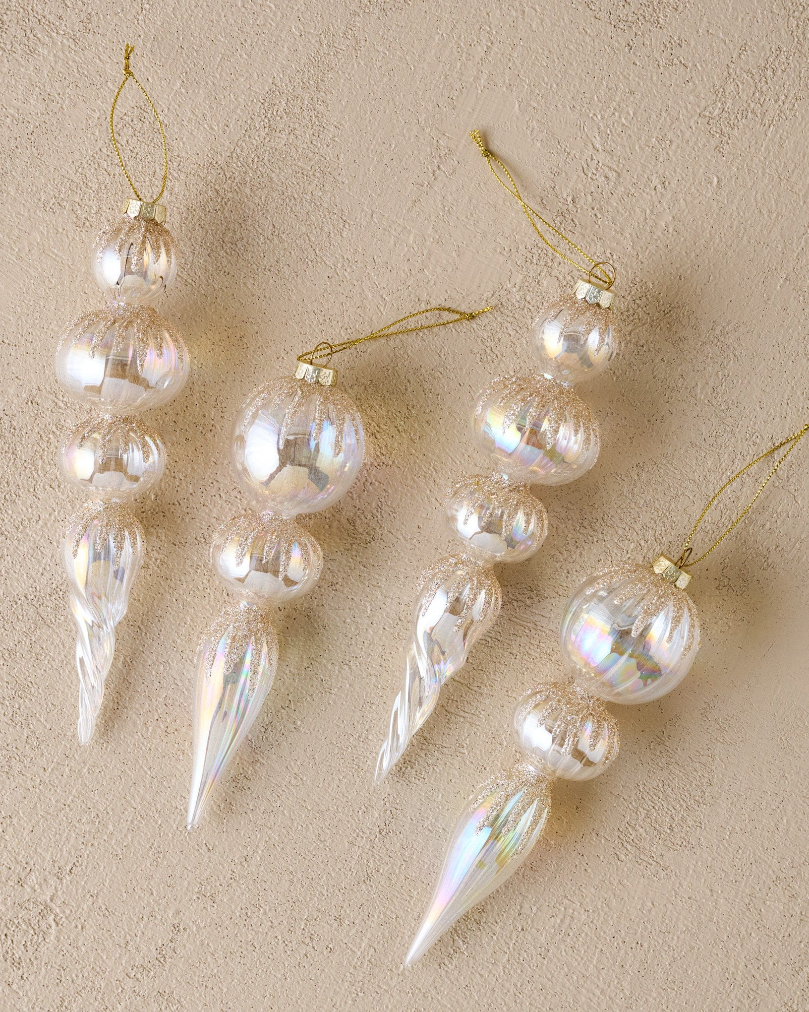 Winter Splendor Finial Ornament, Set of 4 | Magnolia