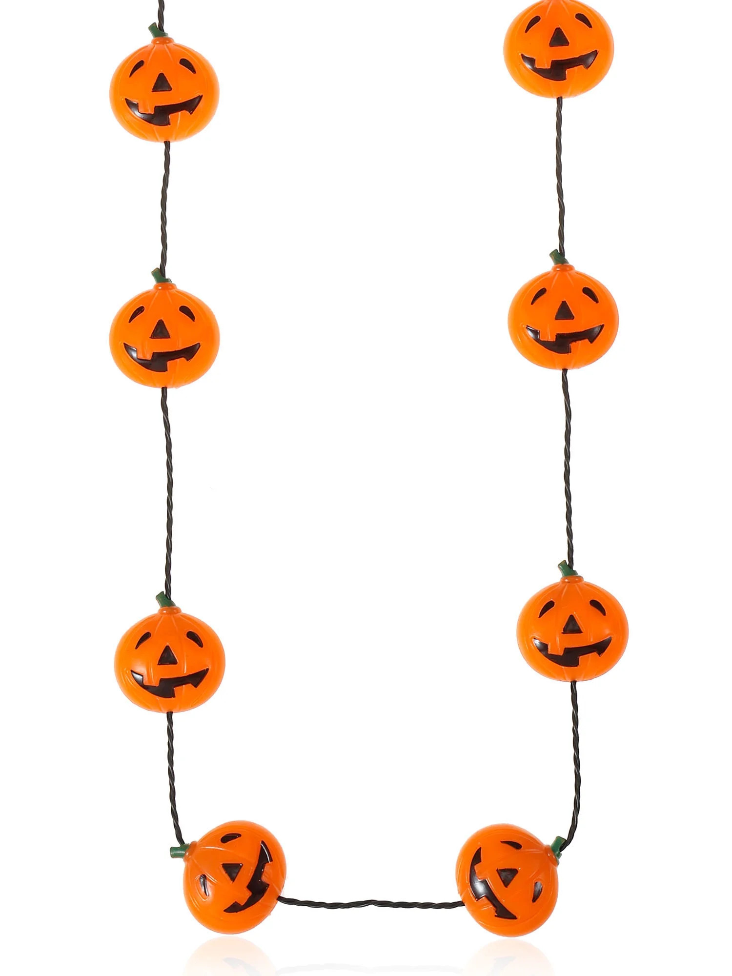 Way to Celebrate Jack-O-Lantern Light-Up Halloween Necklace 1 Piece | Walmart (US)