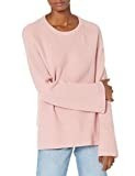 The Drop Women's Alice Crewneck Back Slit Ribbed Pullover Sweater | Amazon (US)