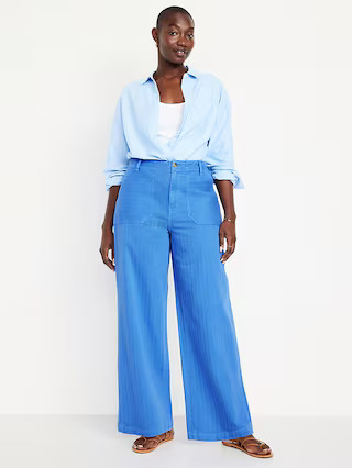 High-Waisted Baggy Wide-Leg Jeans | Old Navy (US)