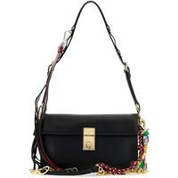 Prada Black Leather Small Prada Soft Sound Shoulder Bag | Balardi (US & Canada)