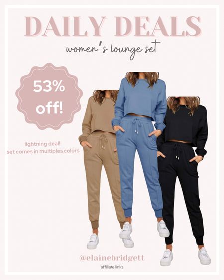 Women’s casual loungewear / pajama set available in several colors on Lightning deal

Women’s fashion, women’s spring outfits, casual spring outfits, women’s loungewear set, women’s matching pajama set, neutral wardrobe, amazon daily deals, amazon wardrobe

#LTKtravel #LTKstyletip #LTKfindsunder50