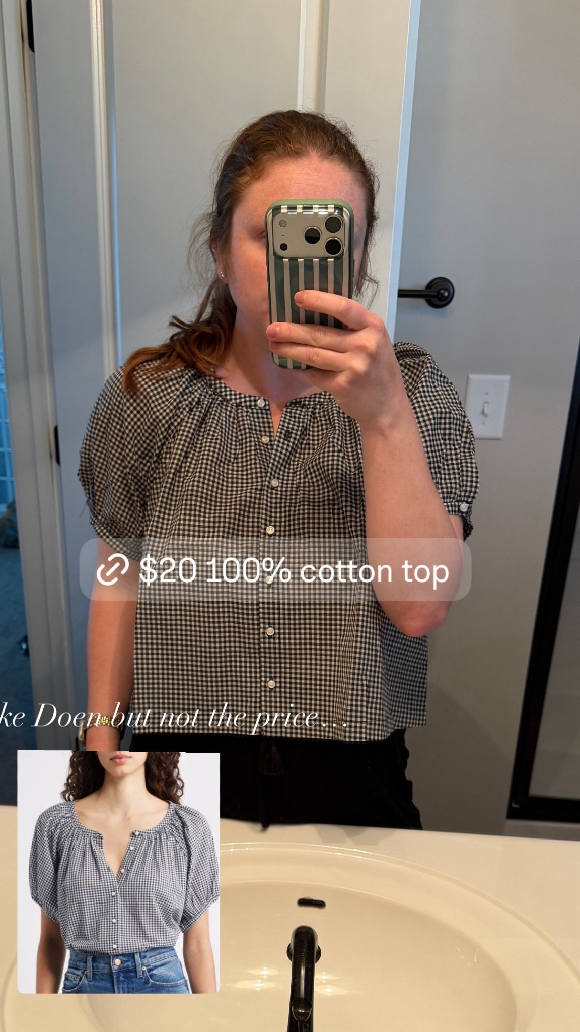 Doen look alike! $20 100% cotton top. Comes in several colors and plus sizes. 

#LTKSaleAlert #LTKmomlife #LTKPlusSize