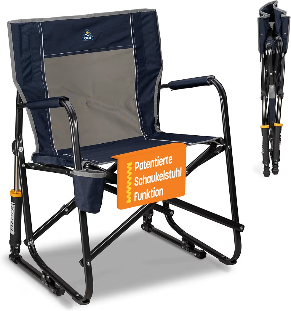 GCI Outdoor Freestyle Rocker Camping Chair | Portable Folding Rocking Chair with Solid, Durable A... | Amazon (US)