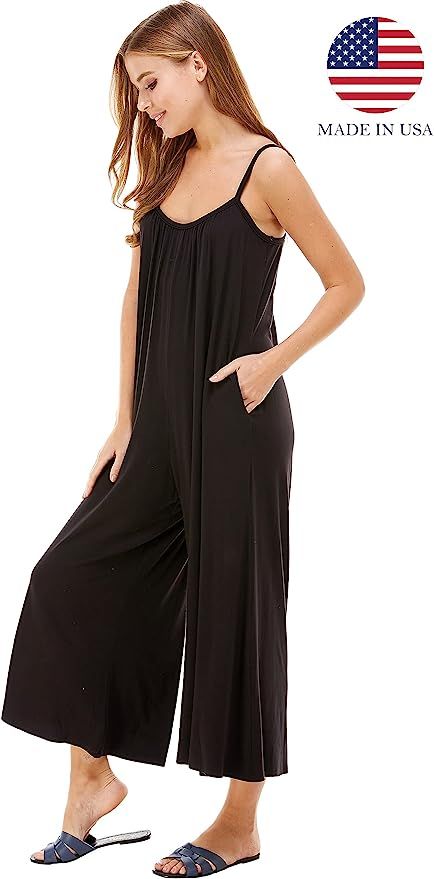 Loving People Loose Fit Jumpsuits for Women Casual Capri Jumpsuit Jumpers Rompers - Comfortable &... | Amazon (US)