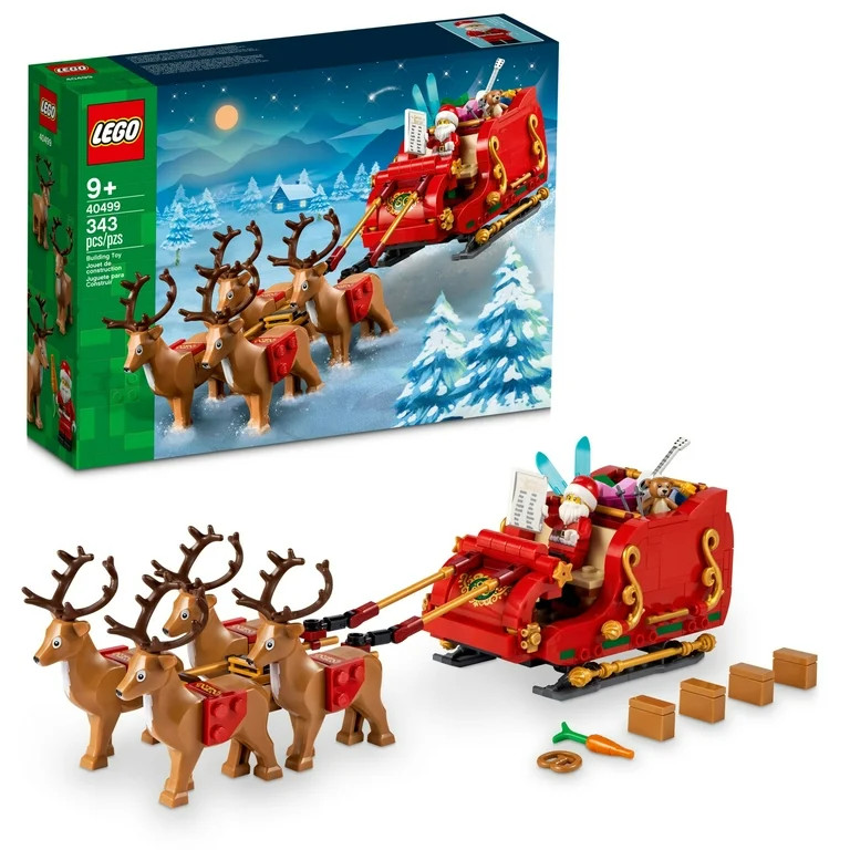 LEGO Santa's Sleigh - Building Toys for Kids, Boys & Girls, Ages 9+ - Indoor Christmas Decoration... | Walmart (US)