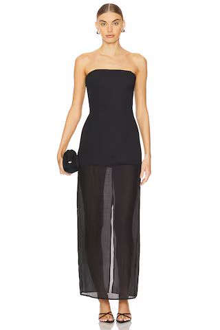 SNDYS Chloe Sheer Dress in Black from Revolve.com | Revolve Clothing (Global)