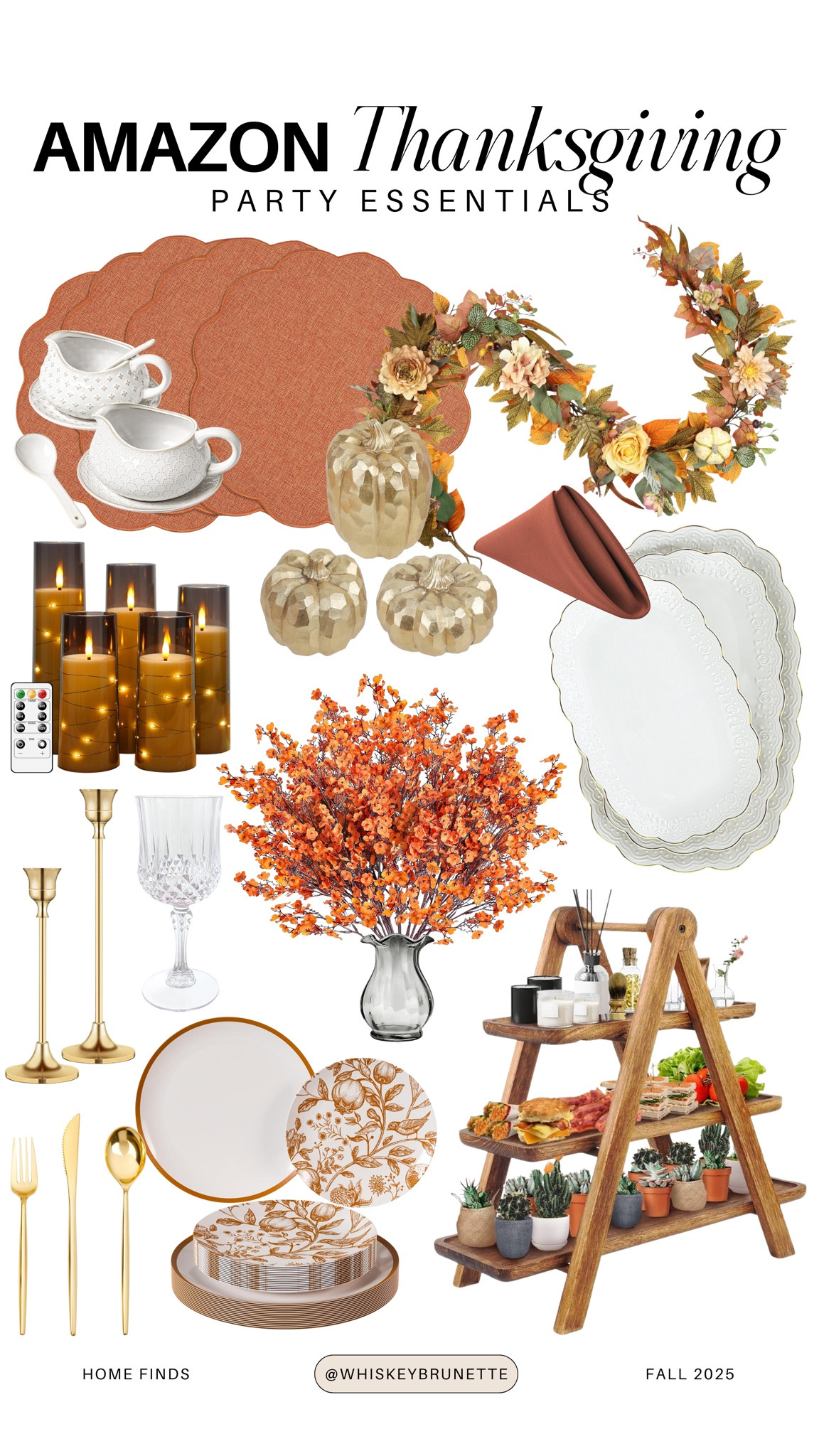 Amazon Thanksgiving Hosting Essentials

Thanksgiving hosting essentials
Holiday entertaining essentials
Thanksgiving table decor
Fall tablescape ideas
Serving platters and trays
Turkey roasting pan
Charcuterie board accessories
Thanksgiving kitchen tools
Guest bathroom essentials
Disposable dinnerware set

#LTKSeasonal #LTKHoliday #LTKHome
