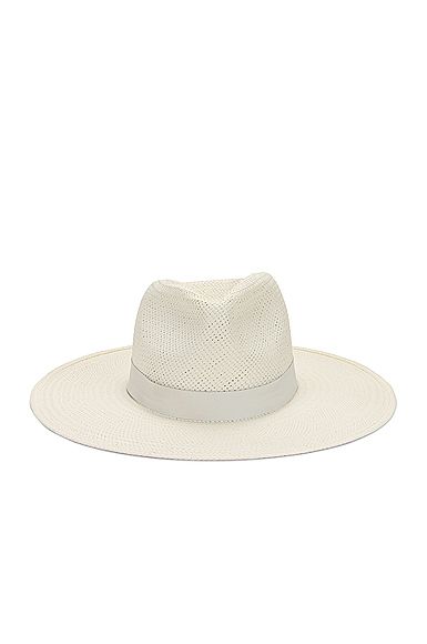 Janessa Leone Zoe Packable Hat in White | FWRD 