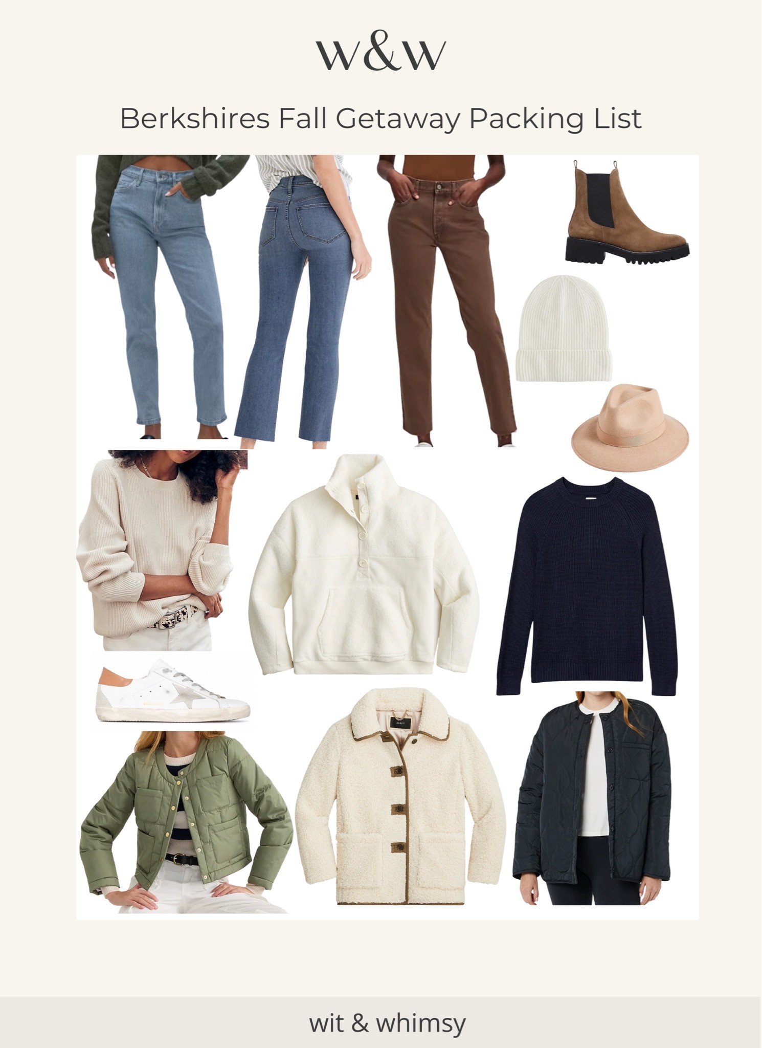 Fall getaway packing list
Puffer jacket
Fleece jacket
Ribbed sweater
Quilted liner
Golden goose sneakers
Suede boots 
Fall hat
Fall beanie
Crop jeans 

#LTKSeasonal