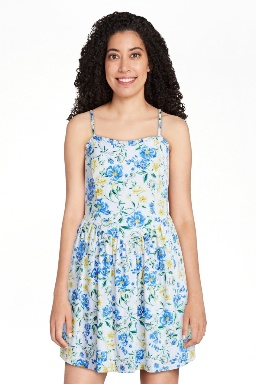 Free Assembly Vestido Mini Corsé de Algodón para Mujer, Tallas XS-XXL | Walmart (US)