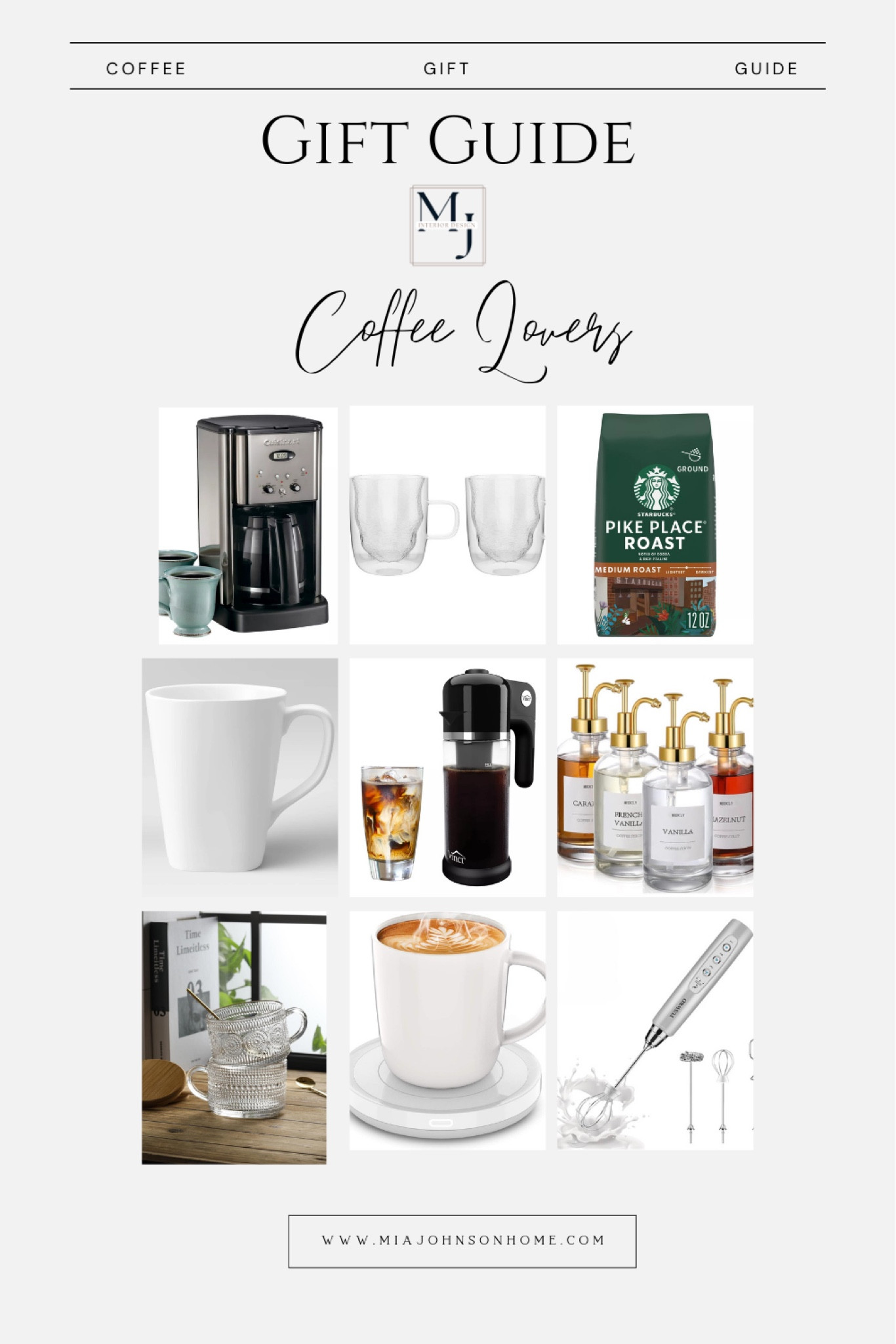 Have a coffee lover in your life? Here are some great gifts to add to the collection  

#LTKHome #LTKGiftGuide #LTKCyberWeek
