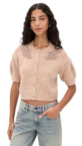 Cinq à Sept Women's Millicent Cardigan, Light Russet, L | Amazon (US)
