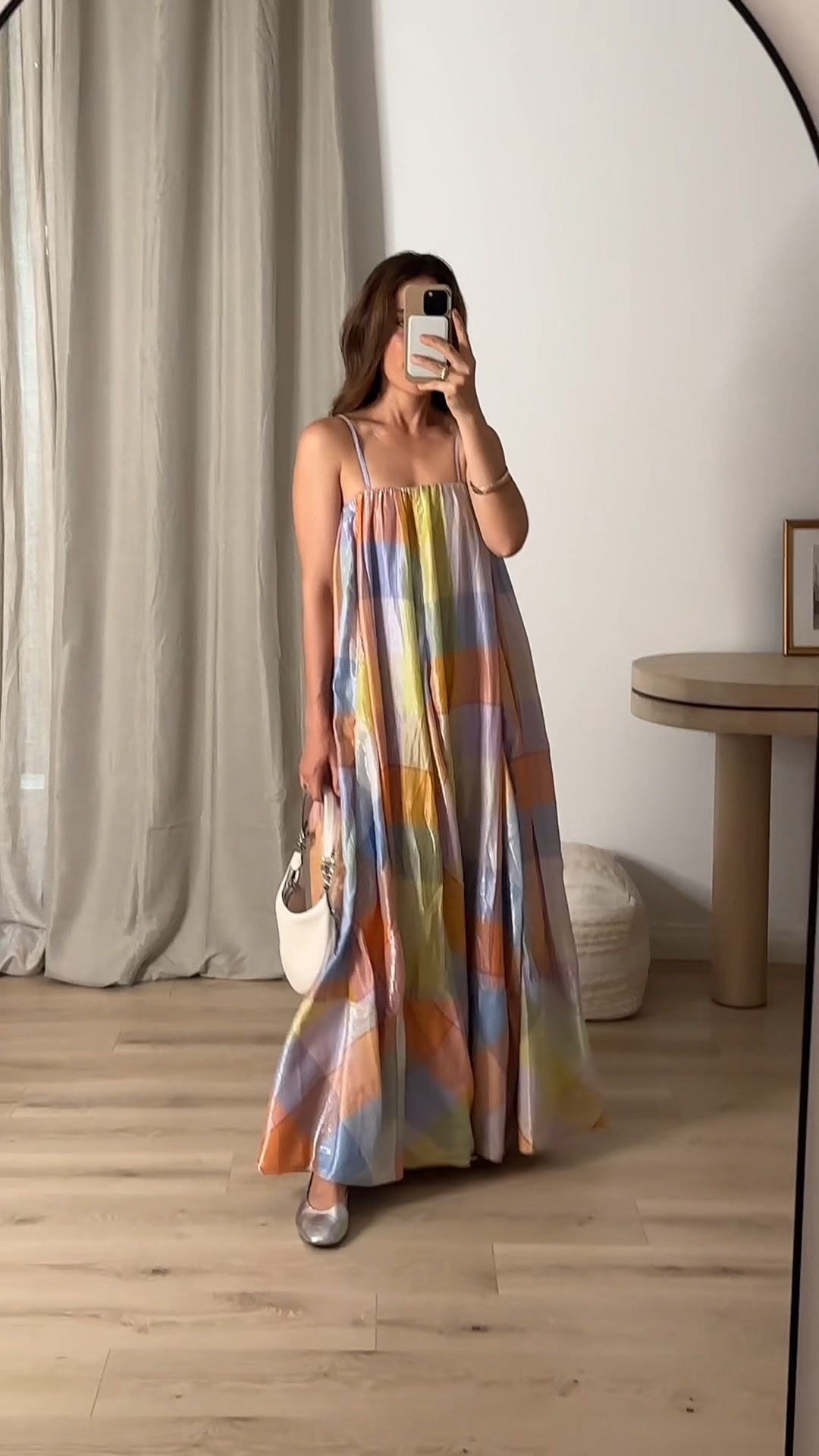pink floral long sleeve maxi dress Munez Long Sleeve Maxi Dress in Mixed Floral