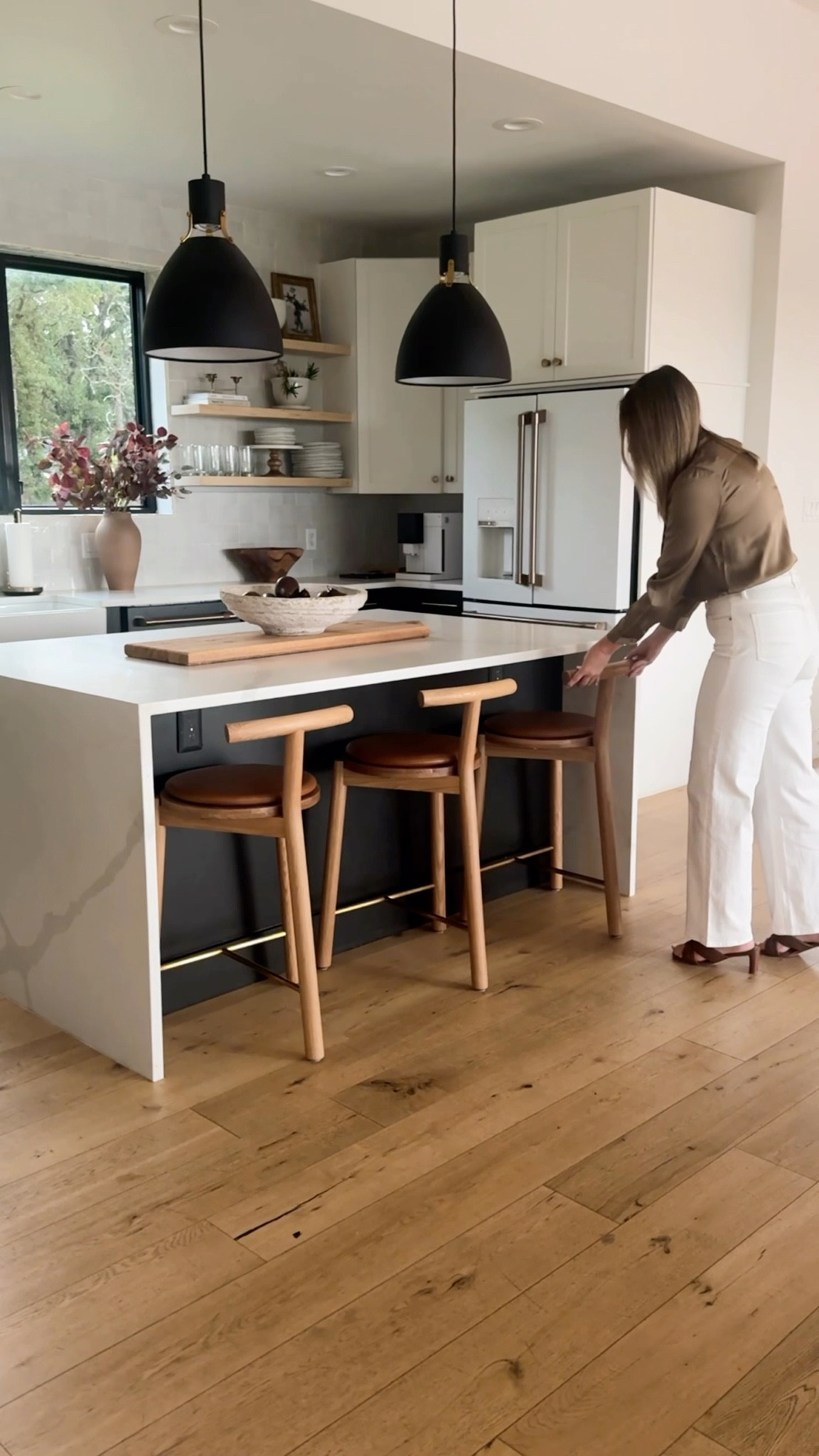 The barstools of my dreams 🥰

Reply BARSTOOLS to shop these beauties!

I’ve been on the hunt for new barstools to add a little warmth back into our kitchen and there’s ones from @denver_modern are the perfect addition! I went with the Range barstool in White Oak/Saddle Leather and I just love the modern profile, brass detailing & comfortability of them! 

✨they’re also currently 25% off for Labor Day! 

#LTKSeasonal #LTKHome #LTKSaleAlert