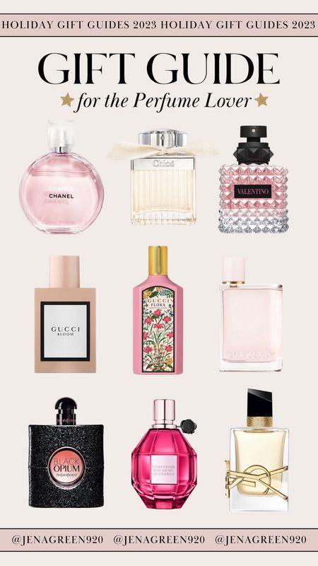 Gift Guide | Gift Guide for Her | Perfume Gift Guide | Gift Guide for the Perfume Lover | Gucci Perfume | Chloe Perfume 

#LTKGiftGuide #LTKfindsunder100 #LTKsalealert