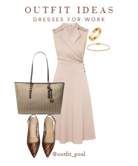 3 dresses that mean business ✨ Sharing my favorite workwear dresses — polished, flattering, and perfect for everyday office style 👩‍💼 And the finishing touch? All the jewelry featured is from Balmante Jewelry ✨ — minimal, elegant pieces that elevate every work look without overpowering it. Timeless dresses + refined accessories = the ultimate capsule work wardrobe formula 👏 To shop these outfits, check the LTK shop link in bio 🛍️💌 (Workwear Dresses, Office Dresses, Business Casual Dresses, Professional Dress Outfit, Chic Office Style, Work Dress Outfit, Midi Dress for Work, Shirt Dress for Work, Wrap Dress for Work, Neutral Workwear, Polished Office Look, Capsule Workwear, Minimalist Workwear, Everyday Office Outfit, Desk to Dinner Dress, Smart Casual Workwear, Work Outfit Inspiration, Timeless Wardrobe Staples, Comfortable Work Dress, Modern Office Style, Work Wardrobe Essentials) 

 #LTKgrwm #LTKootd #LTKWorkwear