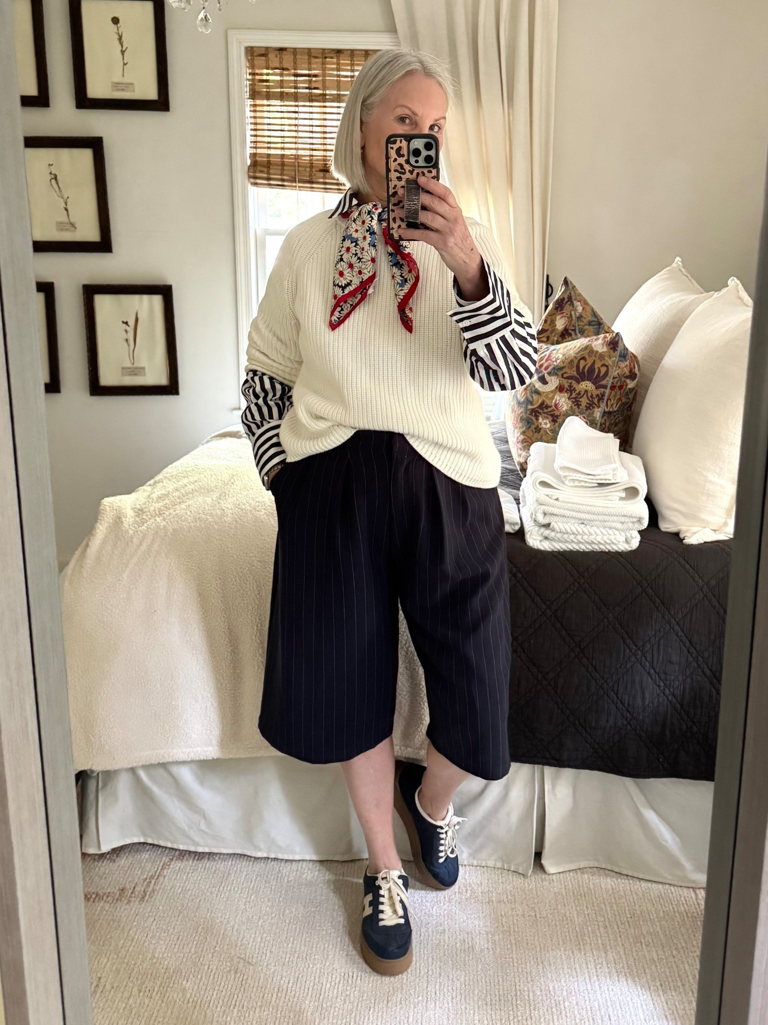 I love anything pinstripe!
These long shorts!


#LTKWorkwear #LTKootd #LTKOver40