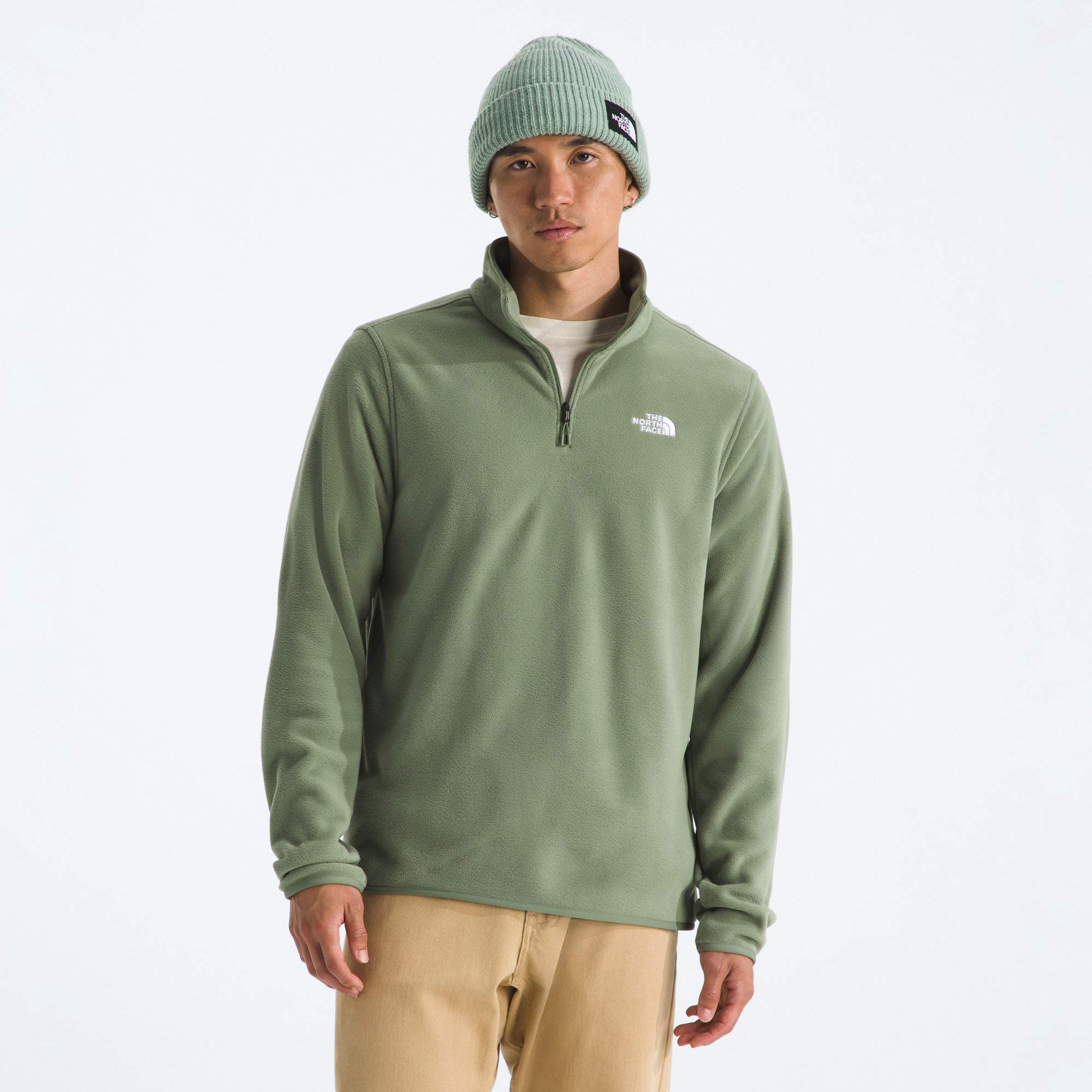 The North Face Men's Glacier Fleece Quarter-Zip Jacket Green Xxxl | REI