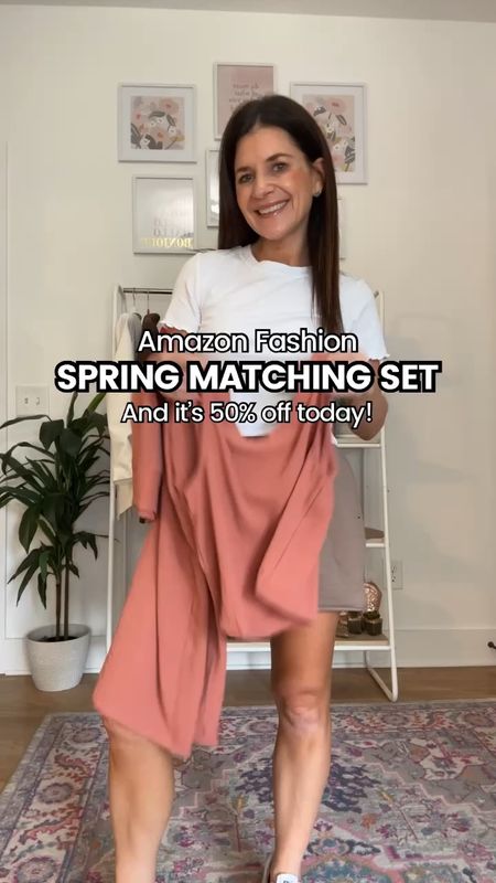 Spring Matching Set – 50% off, $15-$17. Use code 50WWML1W. Promo expires 5/24 at midnight PDT. This one is selling out of color and size options quickly, so act fast!

#LTKSaleAlert #LTKStyleTip
