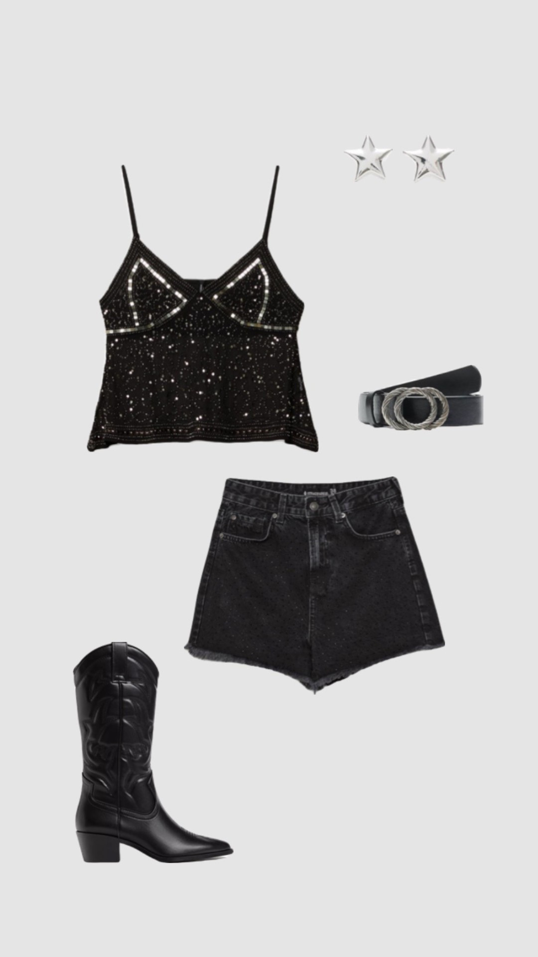 Ibiza Outfit Ideas 🖤🪩

• festival country outfit holiday outfits concert outfit Nashville cowboy boots denim black denim sequin shorts frill embellished cami top dinner date night outfits night out going out outfits pub uk summer outfit glasto reading Leeds electric picnic Glastonbury festival • 



#LTKfestival #LTKsummer #LTKpartywear