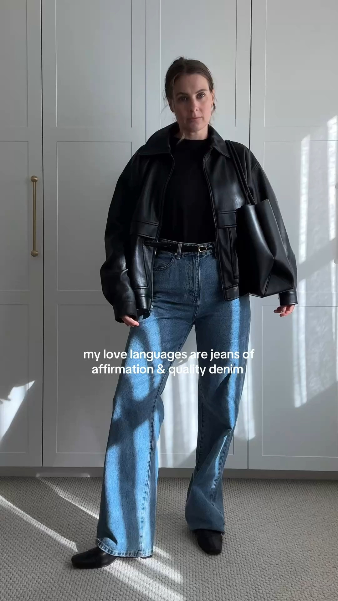 A few of my fave denim styles on heavy rotation thjs autumn/winter. Exact jeans are linked below and the order is 1. Odin straight leg 2. Coco relaxed straight leg . 3. CR high waist wide leg 4. Gigi barrel leg 5. Frequency baggy jeans 6. Milla Wide leg cropped 7. Birkin tailored leg jean with belt. 👏🏼👏🏼👏🏼👏🏼👏🏼👏🏼

(Straight leg jeans, barrel leg jeans, smart casual outfit, denim outfit, styling jeans, new season denim, leather jacket, wool cardigan, easy outfit, mum outfits, layered outfits, cropped jeans, work outfit, casual style)

#LTKaustralia #LTKautumn #LTKjeans