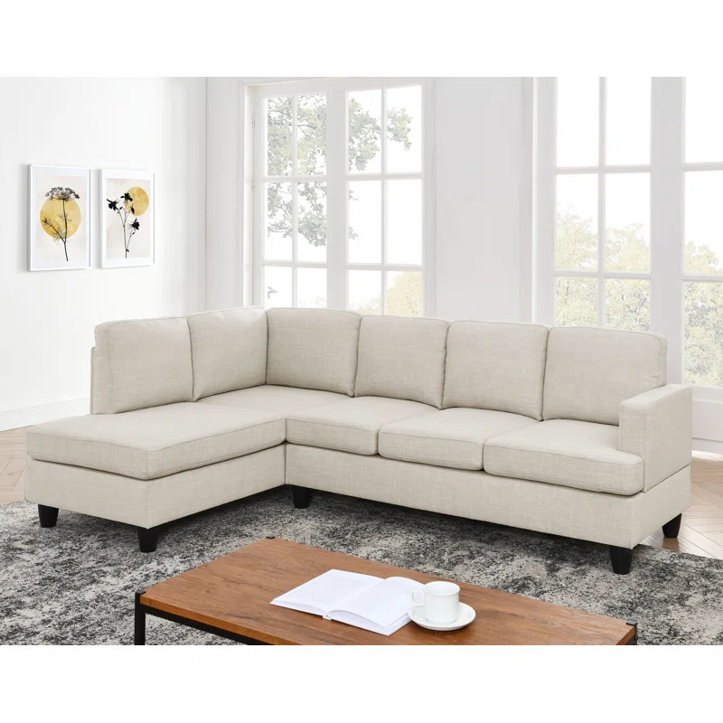 Hiller 95.25" Wide Left Hand Facing Sofa & Chaise | Wayfair North America