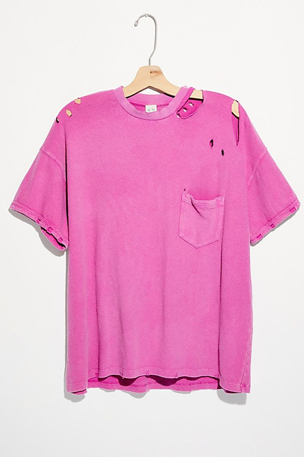 We The Free Rubi Tee by We The Free at Free People, Dragon Berry, XL | Free People (Global - UK&FR Excluded)