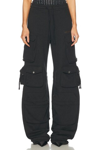 THE ATTICO Sweat Pant in Black | FWRD 