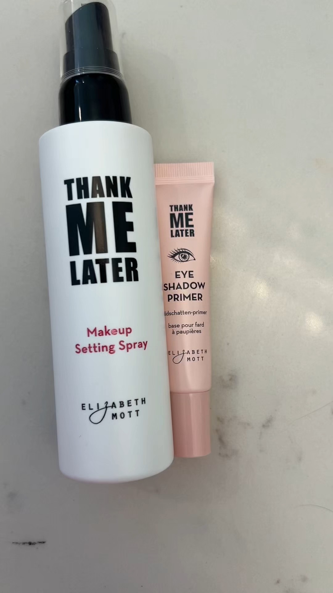 Testing out the Thank Me Later Eye Primer & Setting Spray ✨ The primer goes on silky smooth and keeps my eyeshadow from creasing, and the setting spray locks everything in for a matte, long-lasting finish. Perfect for busy mom days, errands, or holiday makeup looks. Shine-free, smudge-proof, and so easy. #ElizabethMott #ThankMeLater #MakeupRoutine #EyePrimer #SettingSpray #MomLifeBeauty

#LTKselfcare #LTKBeauty #LTKHoliday