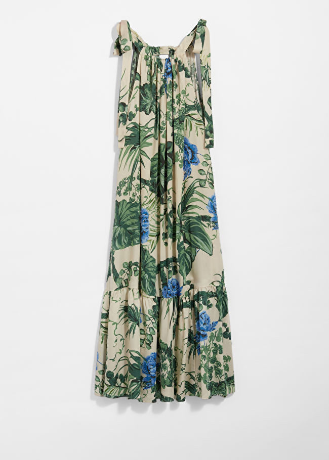 Gathered Sleeveless Midi Dress | & Other Stories - US