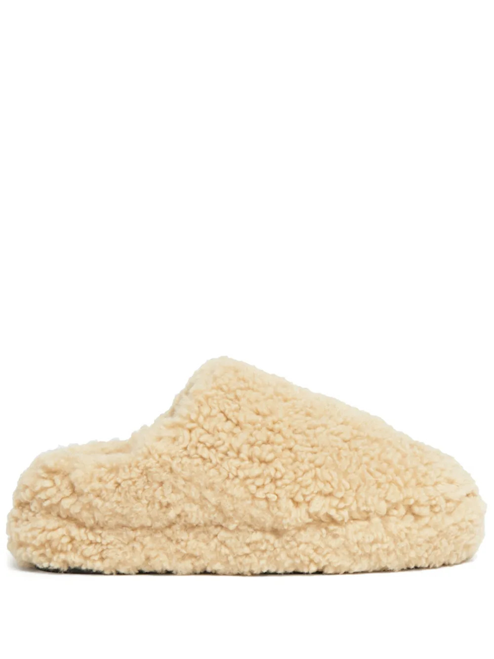 Apparis Misha Bouclette slippers - Neutrals | Farfetch Global