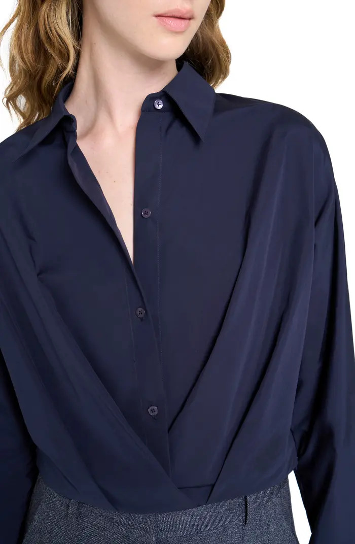TWP Taken Draped Button-Up Shirt | Nordstromrack | Nordstrom Rack