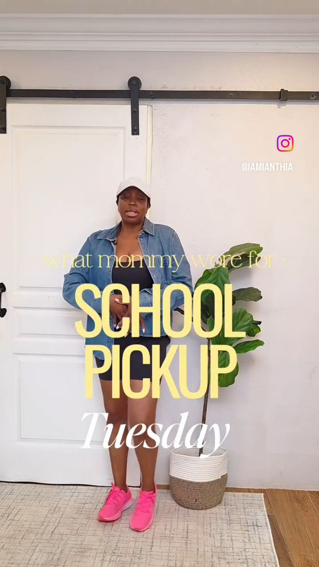 When a SAHM actually puts effort into her look for school pickup! I paired this comfortable maternity romper with a cool denim buttoned down in size medium paired with hit pink No Bull sneakers and light blue American Eagle baseball cap 

#LTKActive #LTKHome #LTKStyleTip