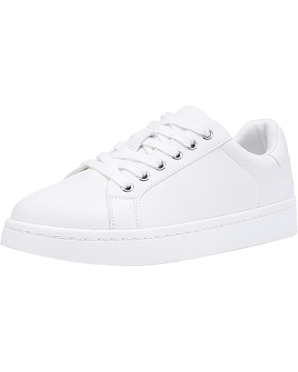 Vepose Women's Walking Casual Sneakers, Dressy Arch Support Comfortable Low Top Tennis Lace up 80... | Amazon (US)
