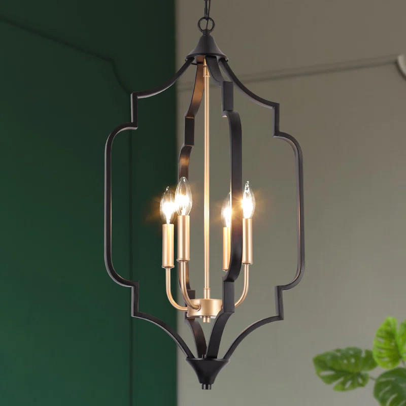 Kaylaa 4 - Light Geometric Chandelier | Wayfair North America