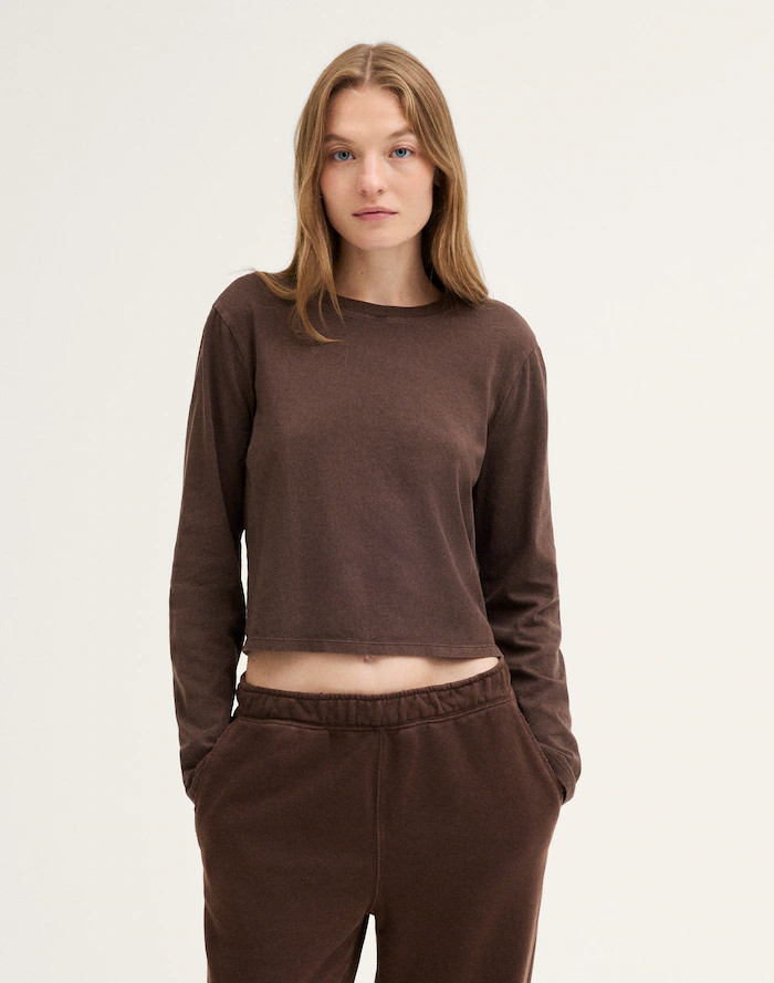 The Shrunken Long-Sleeve Tee in Vintage Jersey | Madewell